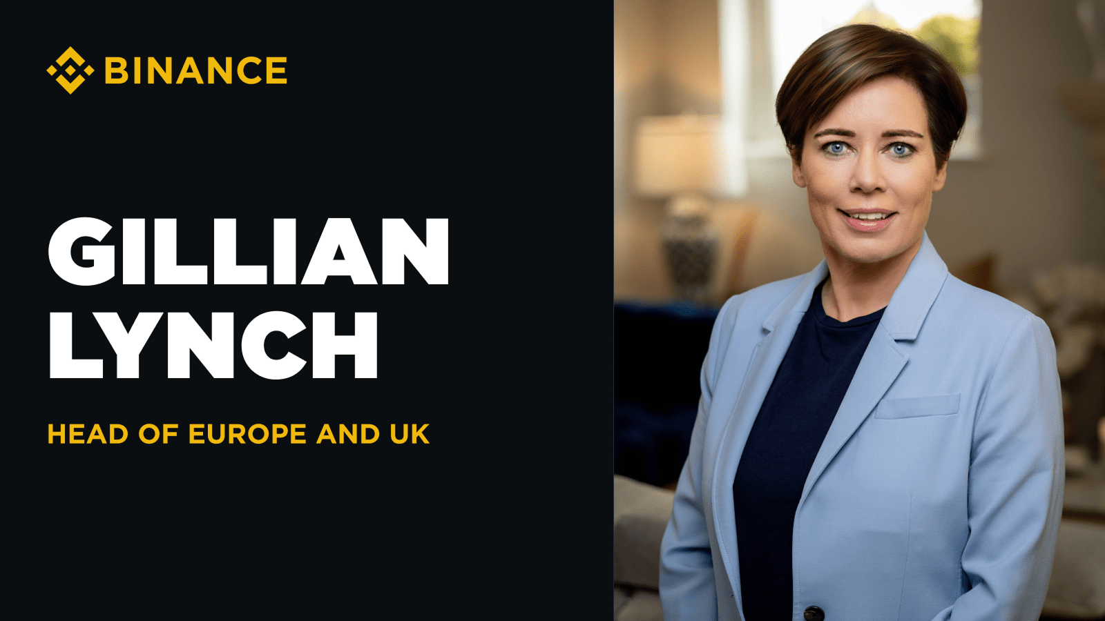 Gillian Lynch se une a Binance como Head para Europa y Reino Unido para liderar la expansión estratégica y el compromiso regulatorio.