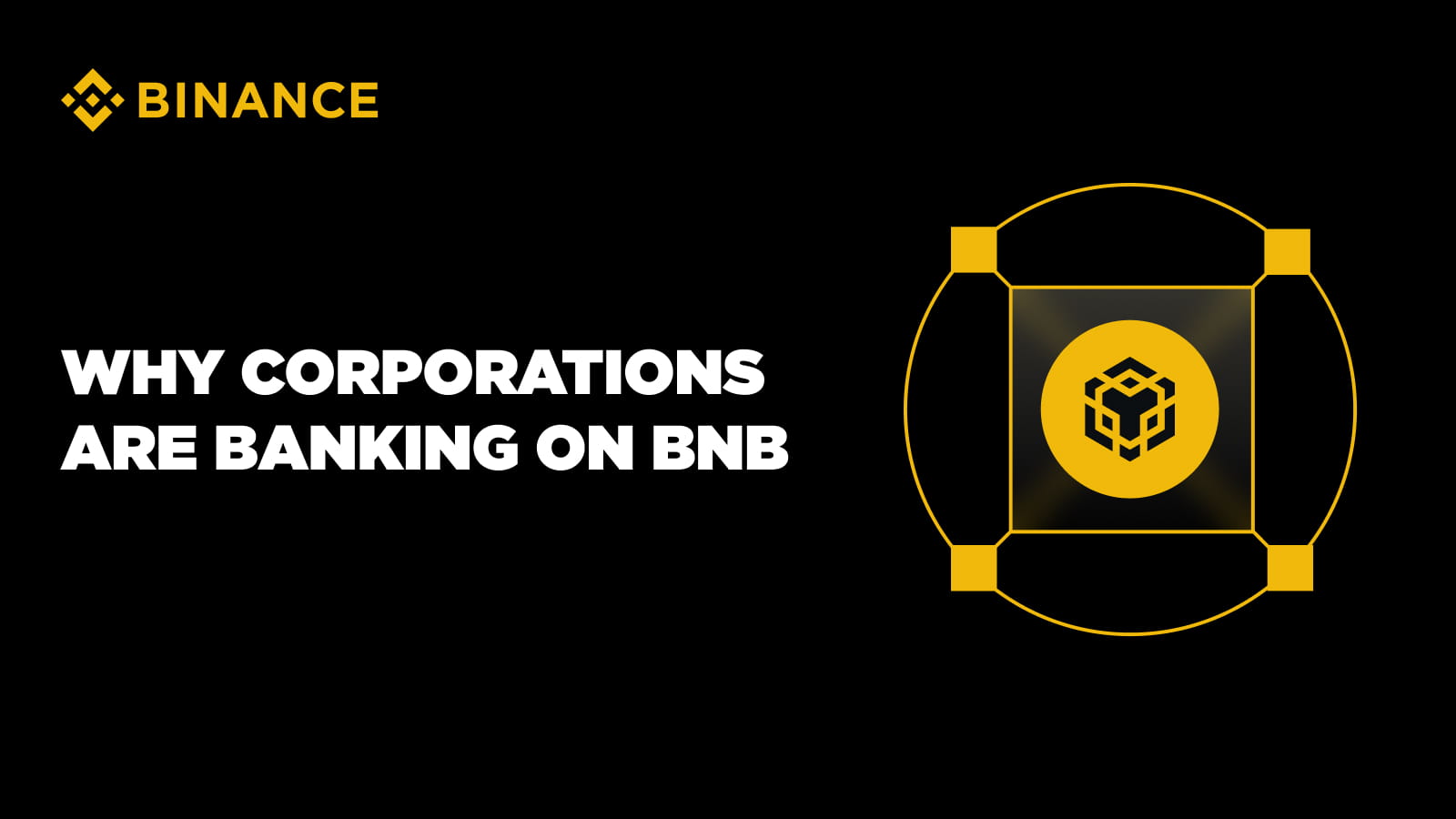 Why Corporations Are Banking on BNB – The Blue-Chip Crypto Powering  Corporate Treasuries | Binance Blog