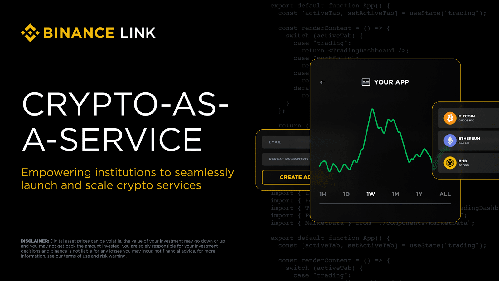 Introducing Binance Crypto-as-a-Service — A Premium White-Label  Infrastructure Solution for Institutions | Binance Blog