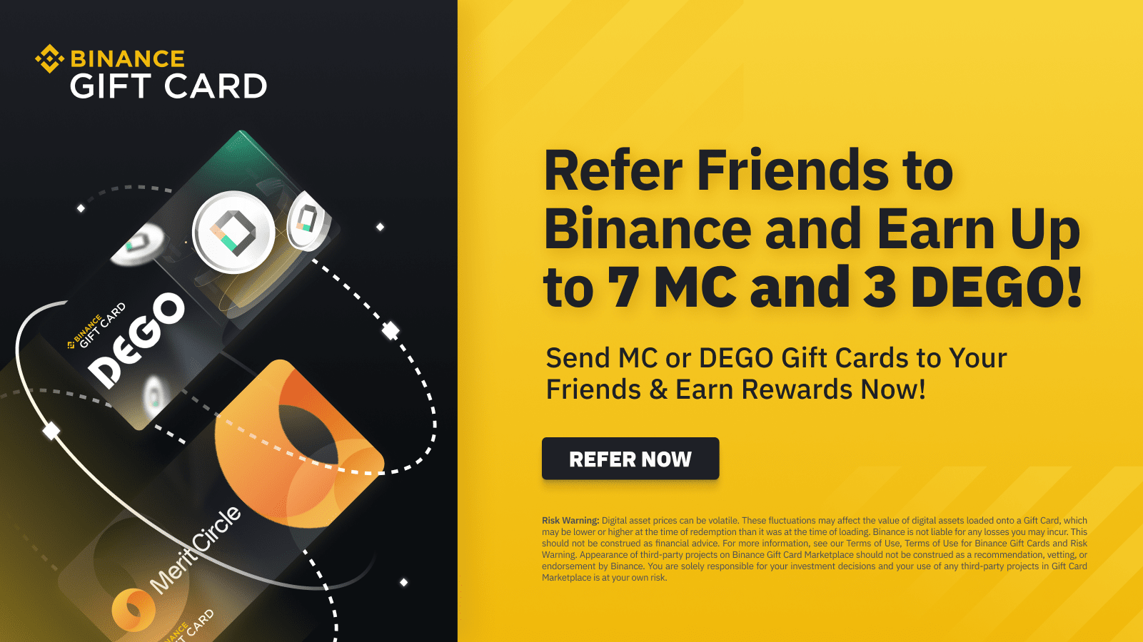 Amigo Secreto da Binance Gift Card: Envie Agora um Gift Card