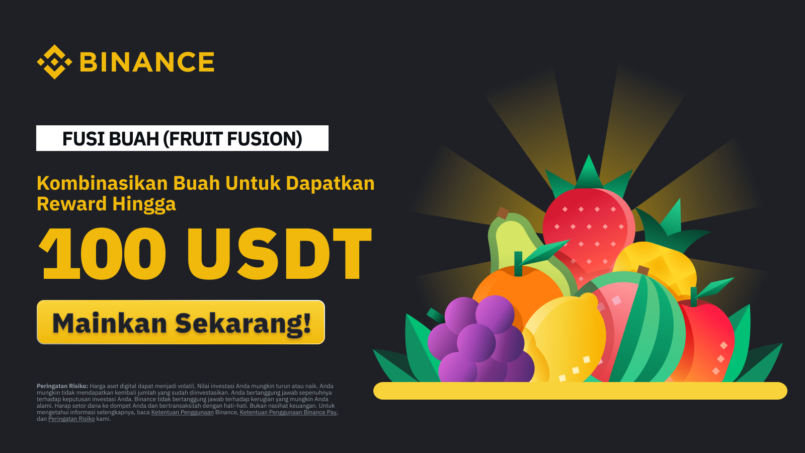 Play the Fruit Fusion Game to Win Crypto Box Rewards Worth Up to 100 USDT  Each! | Binance Announcement on Binance Square