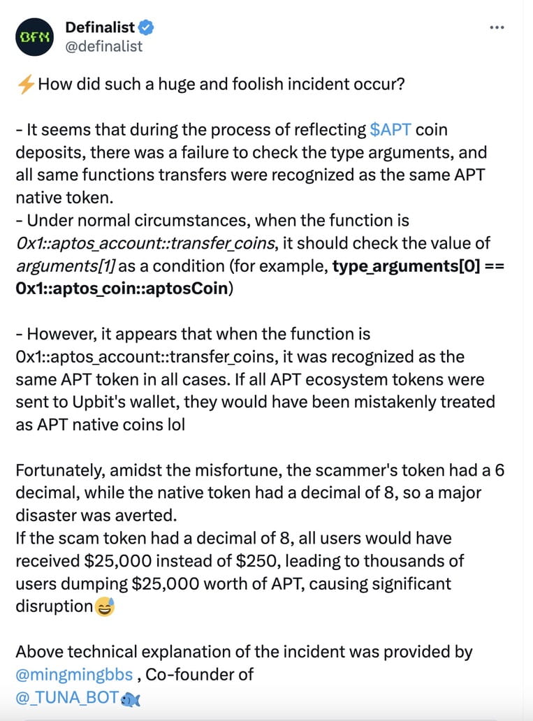 Unverified Parameters to Blame for Upbit's Fake APT Recharge Issue ...