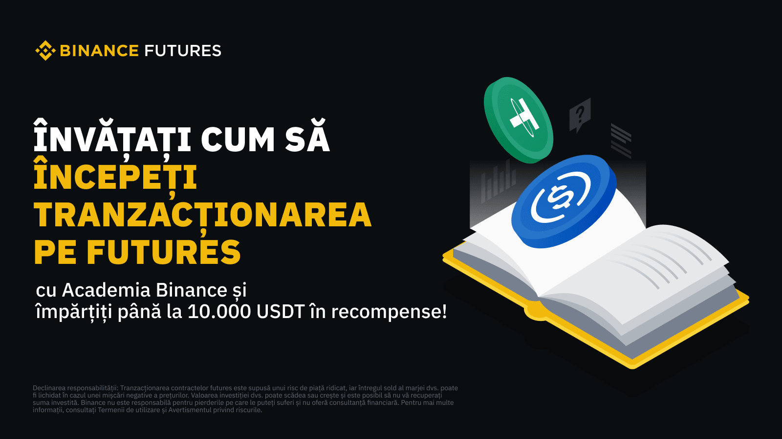Binance Futures: Învățați despre tranzacționarea Futures și împărțiți până  la 10.000 USDT în recompense | ,Binance Futures,invatati,tranzactionare ,Futures,impartiti,USDT,recompense