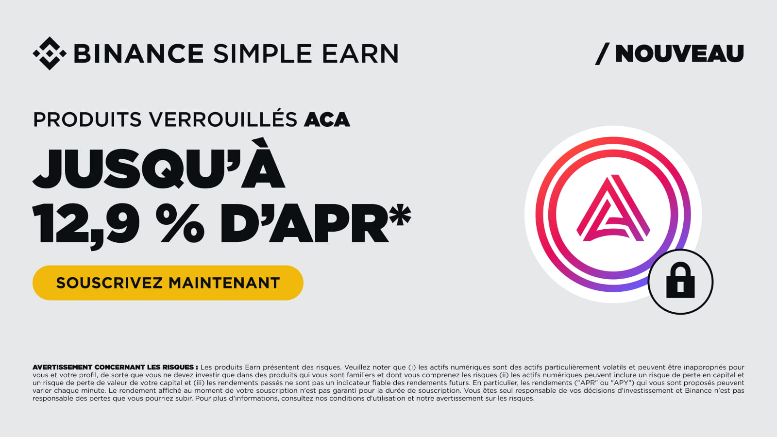Binance Adds ACA to Simple Earn Locked Products | Binance Announcement ...