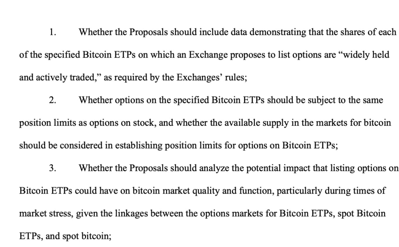 US Lawmakers Advocate for SEC Approval on Bitcoin Options Trading | Binance  News on Binance Square