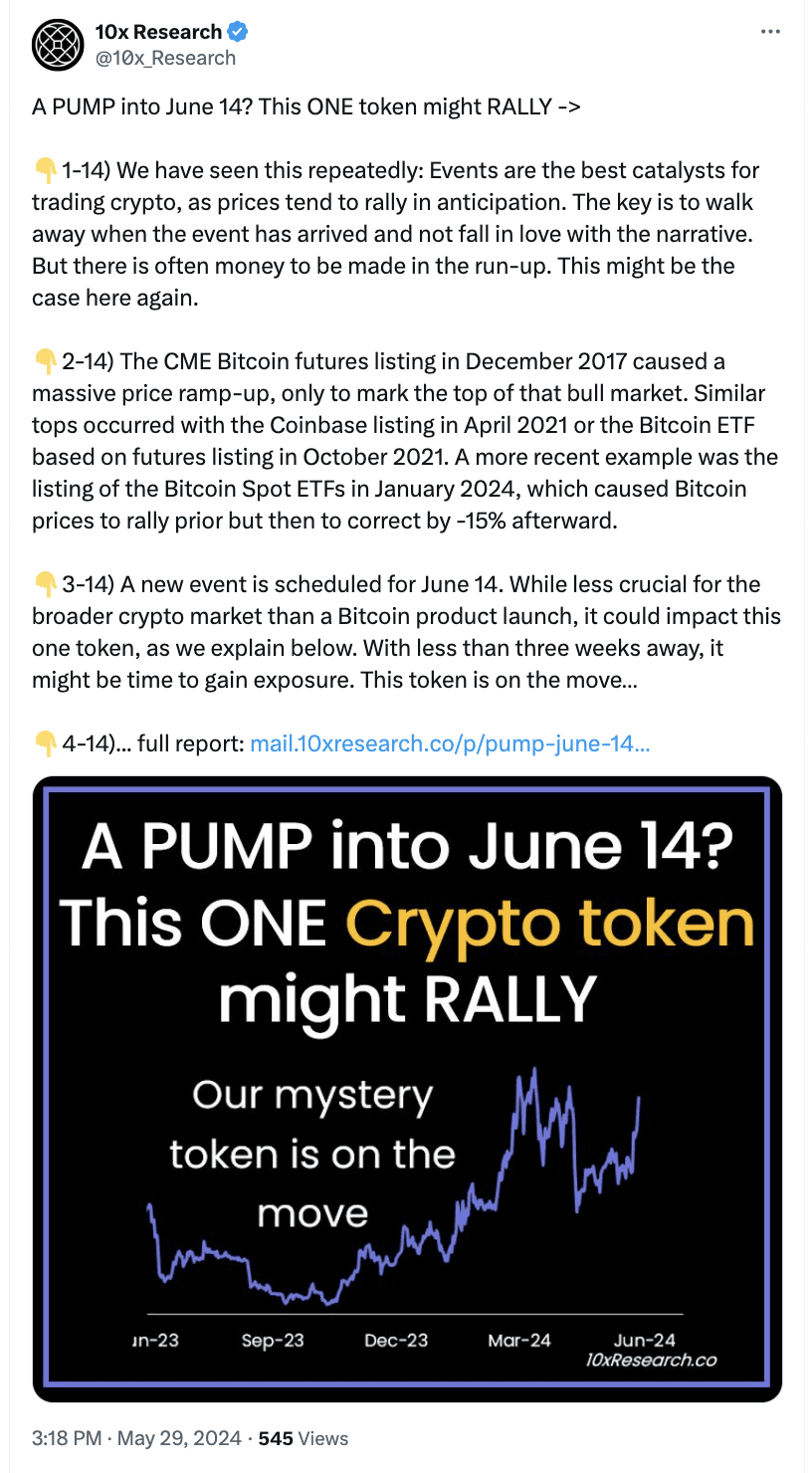 10x Research: Chiliz (CHZ) may rise due to the start of the European Cup on  June 14 | Binance News on Binance Square