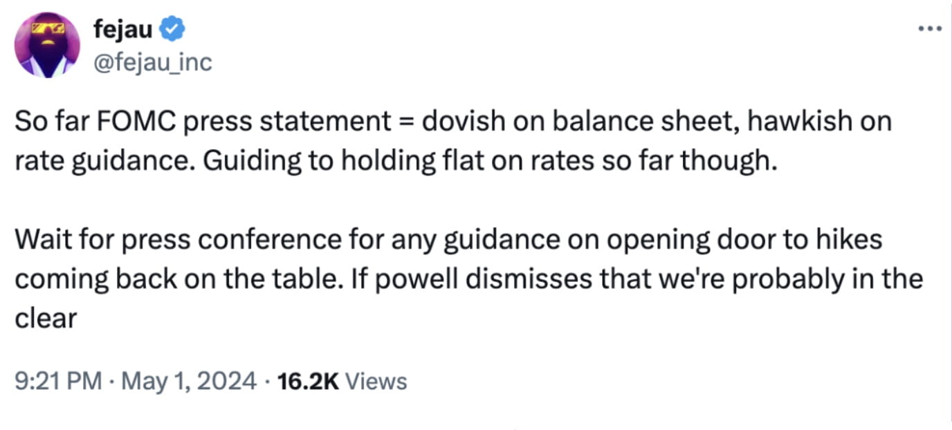 連邦準備制度理事会が金利を据え置いた後、ビットコイン（BTC）価格は回復すると予想される | Binance News － Binance Square