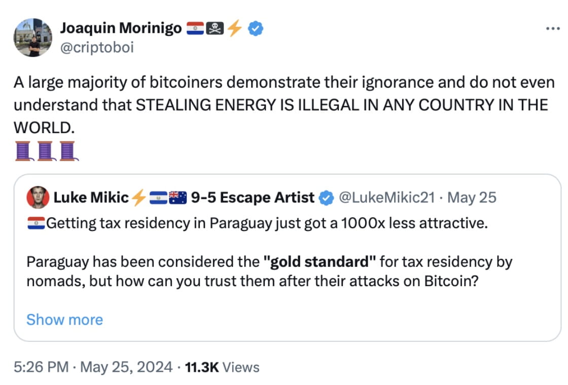Paraguay Cracks Down on Power Theft, Seizing Over 2,700 Crypto Mining Units  | Binance News on Binance Square