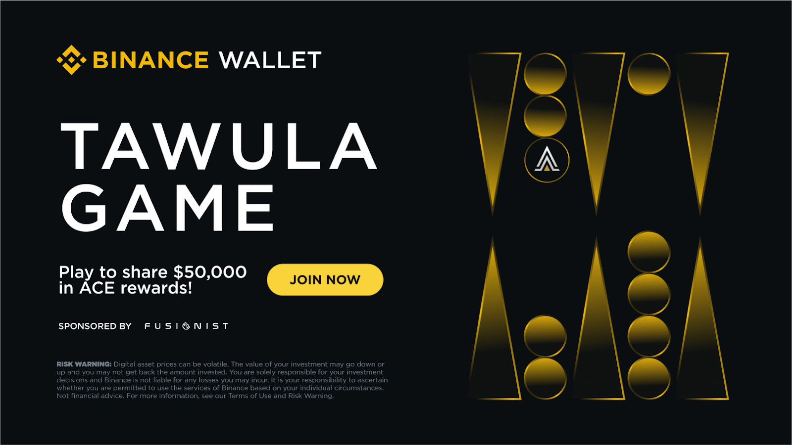 Binance Tawula: Play to Share $50,000 in ACE Token Rewards! | Binance  announcement,Binance news