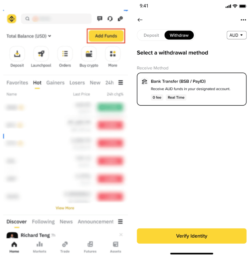How to Withdraw AUD with Bank Transfer on Binance? | ,binance withdraw aud,binance  bank transfer