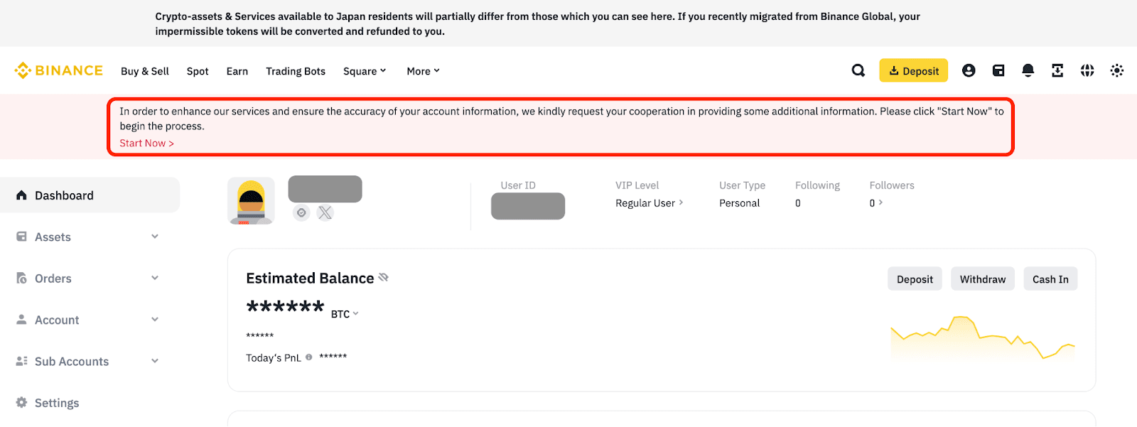 How to Complete the RFI (Request for Information) on Binance Japan