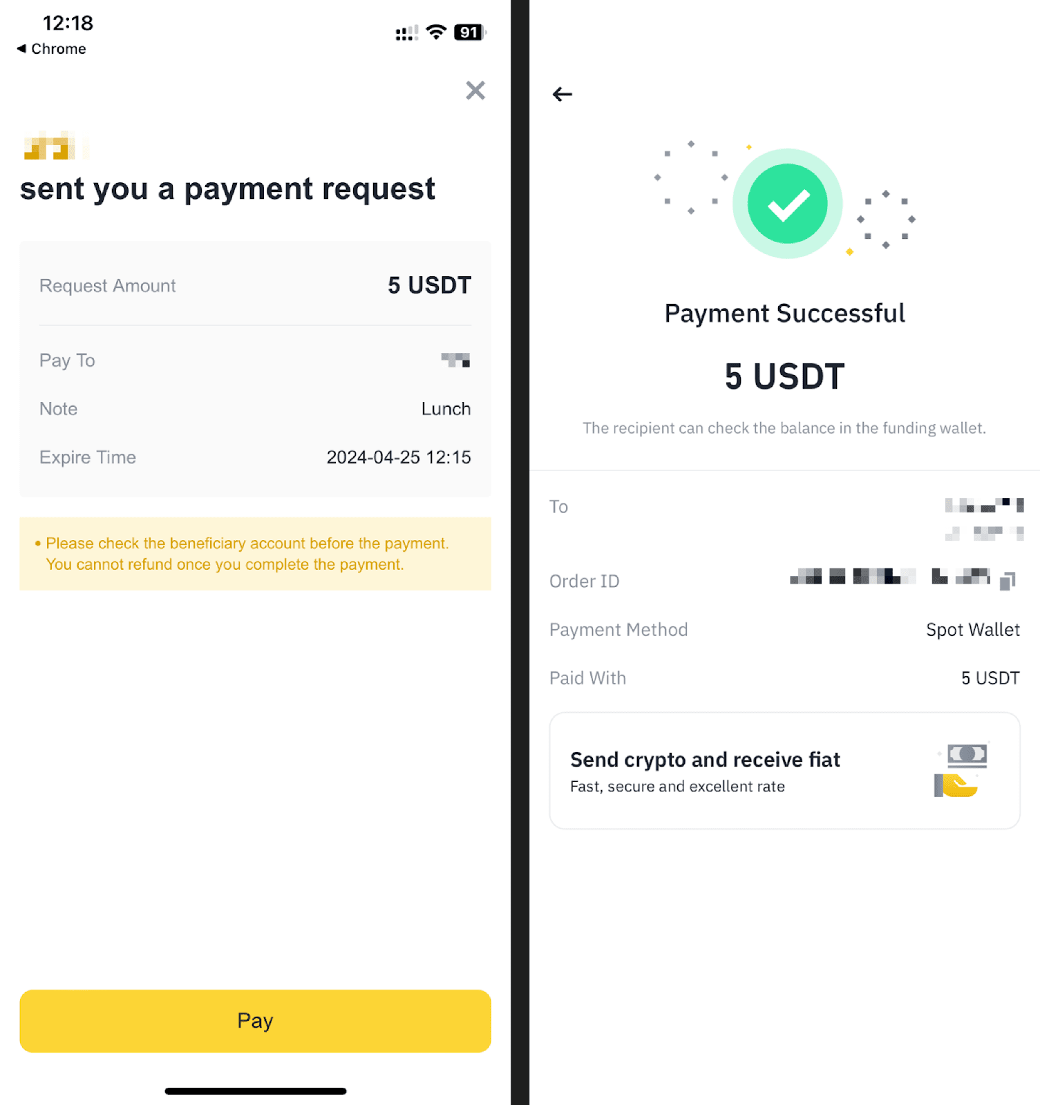 How to Create Binance Pay Payment Links to Receive Crypto? | Binance Pay