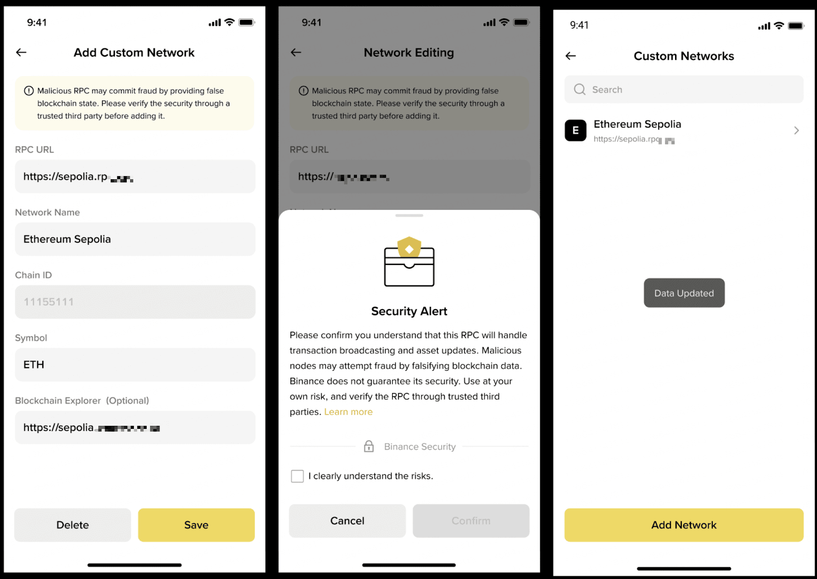 How to Use Custom Network in Binance Wallet App? | Binance Support