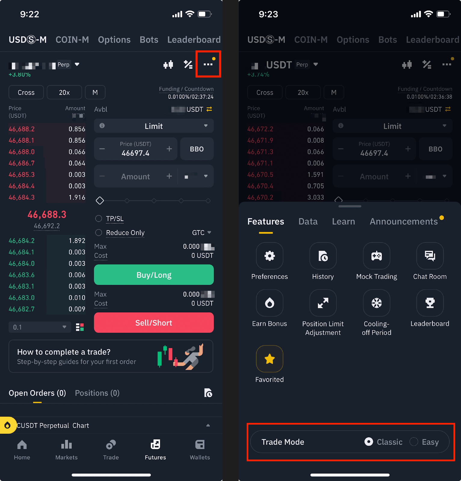 How to Use the USDⓈ-M Easy Trade Mode on Binance Futures? | How to use  USDS-M Easy,Binane Futures USDSM,USDS-M Easy Trade,Easy Trade Mode
