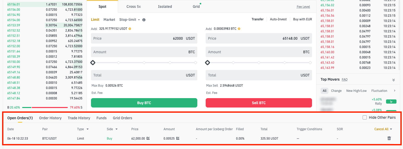 How to View My Spot Trading Activity? | binance spot,binance spot trading  activity