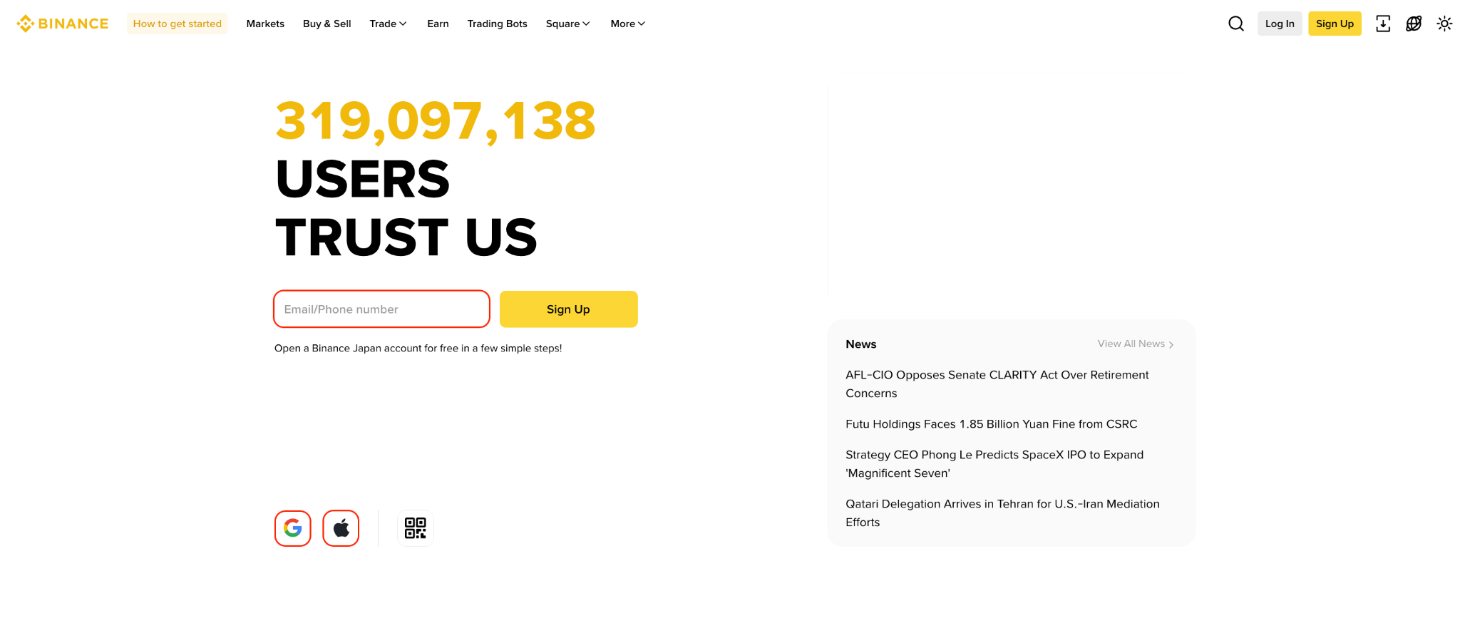 Binanceウェブサイトでアカウントを登録する方法 | Binance Support