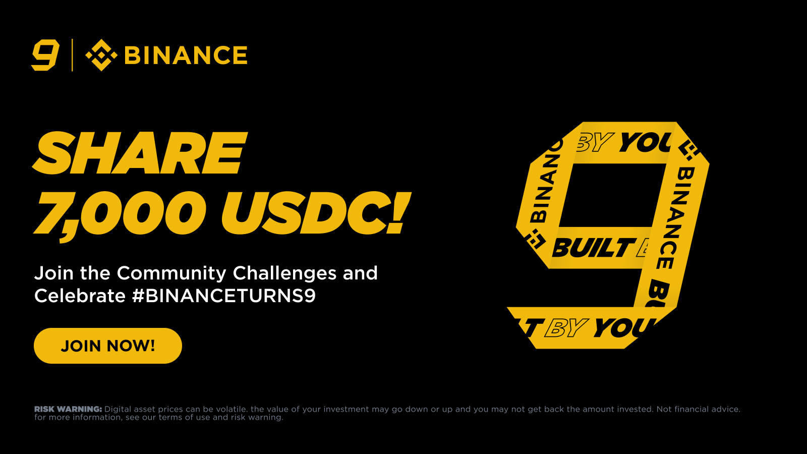 Binance 9주년 축하 챌린지(Discord)