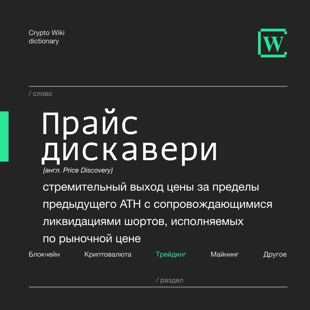 Word of the Day - Price Discovery Literally: Price | Sychev Pavel on  Binance Square