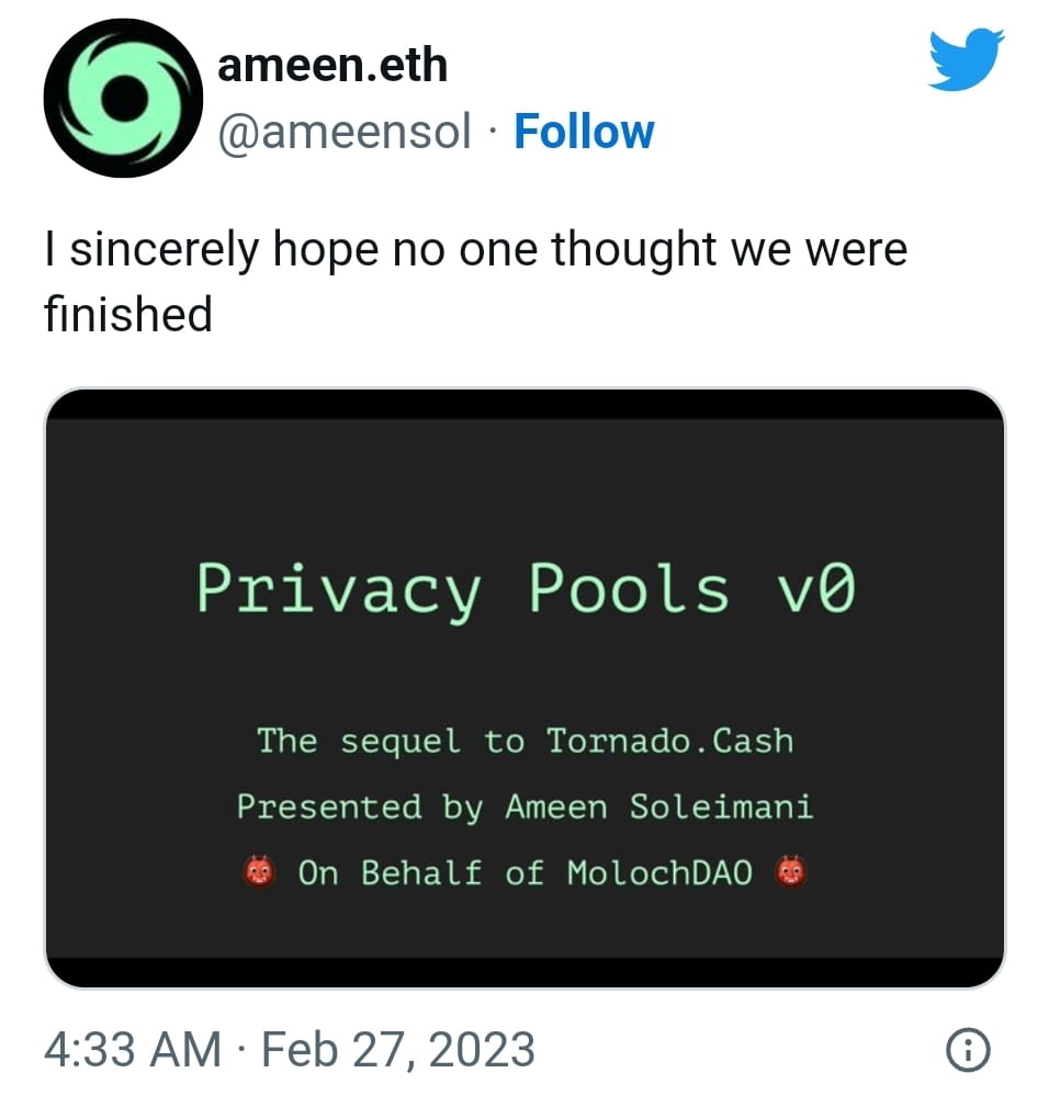 Repression By US Government, Tornado Cash Resurfaces | Crypto JK on Binance  Square