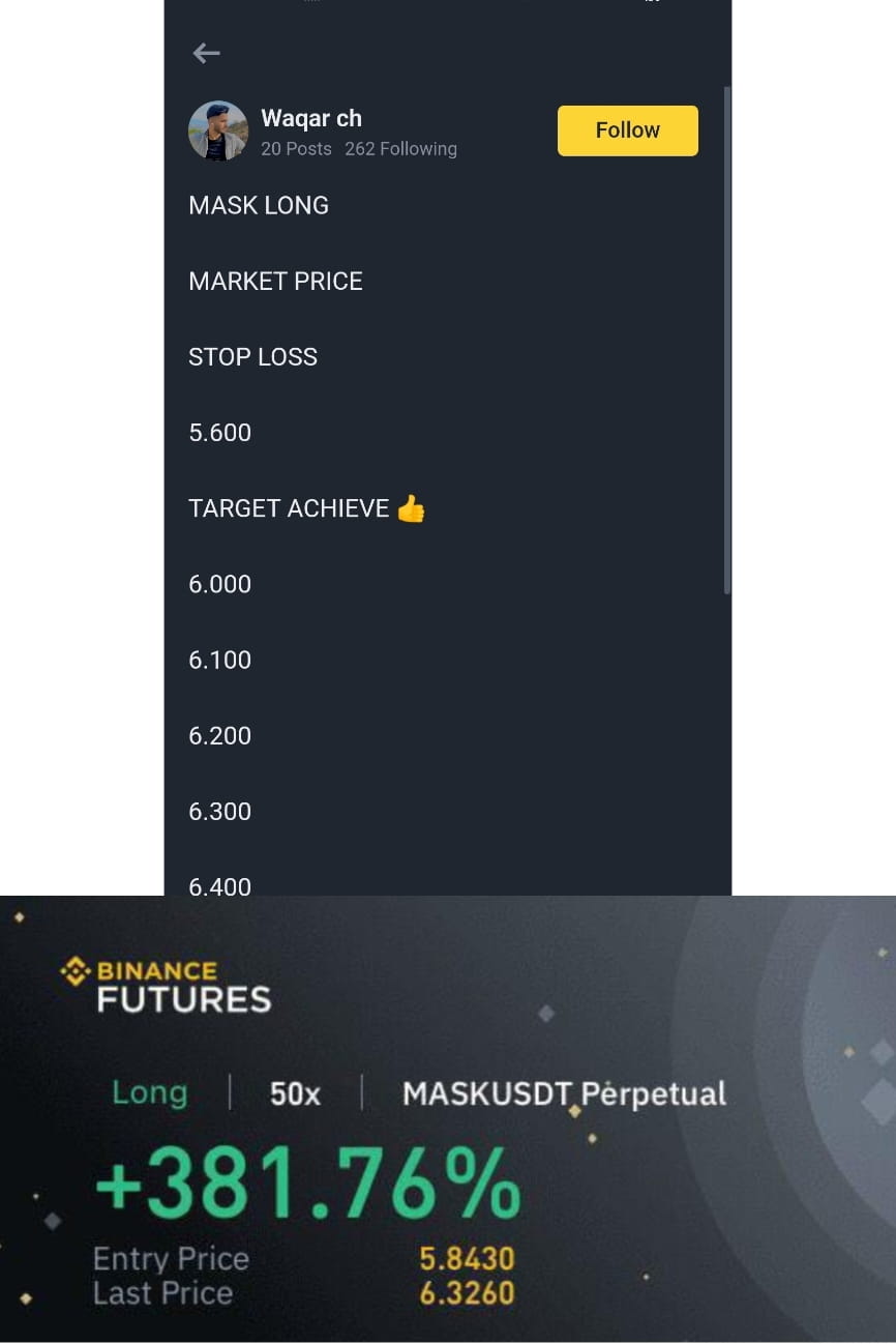 Waqar One Rp Mask TP 1 2 3 4 HIT | Trade With Waqar 1 on Binance Square