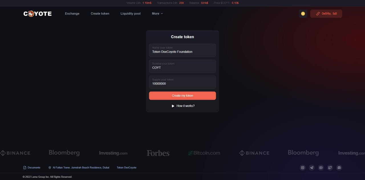 From Creation to Sale in 5 Steps: How to Create Your Own Token and Conduct  an Airdrop | DexCoyote Foundation on Binance Square