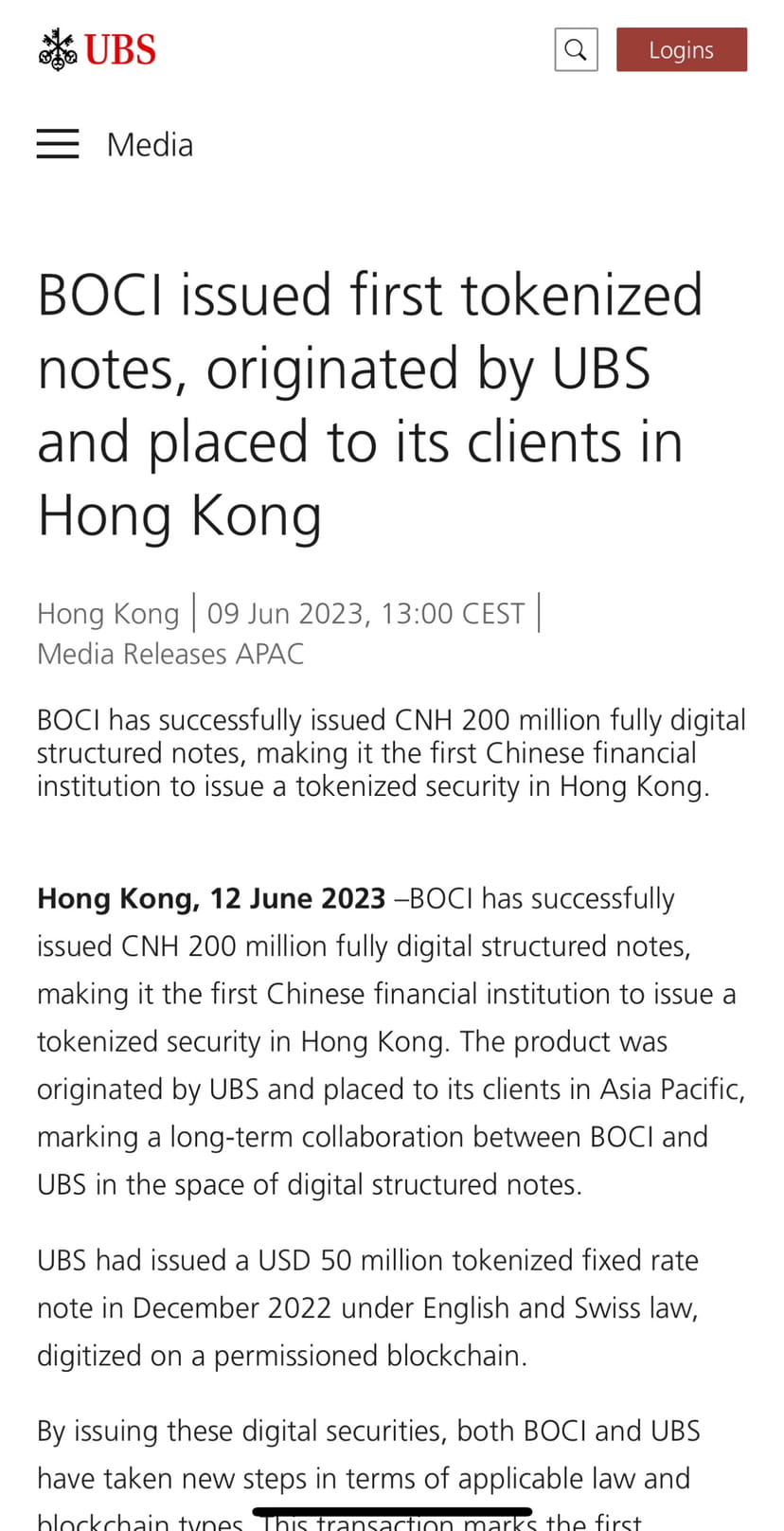 中银国际在以太坊上发行代币化票据？三种可能，扑朔迷离！ | 幣安廣場上的Crypto特工