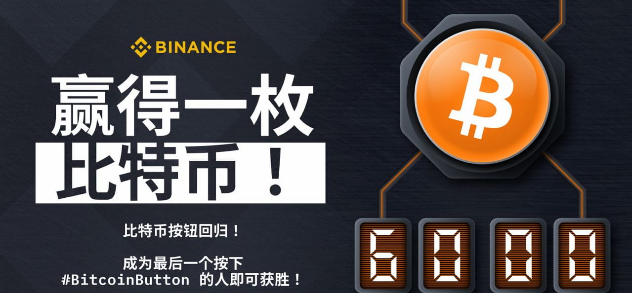 One button, one opportunity, one BTC, be a winner! Press th | 仙哥说币 on ...