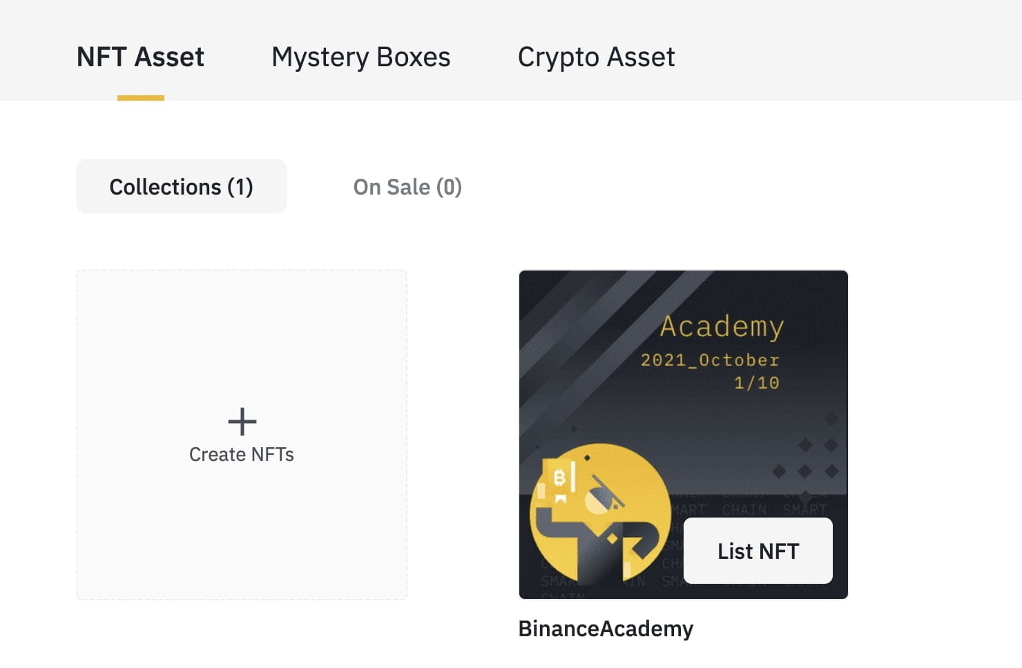 How to Deposit and Sell NFTs on Binance NFT Marketplace? | İbrahim COŞAR  (BİTCOŞAR) on Binance Square