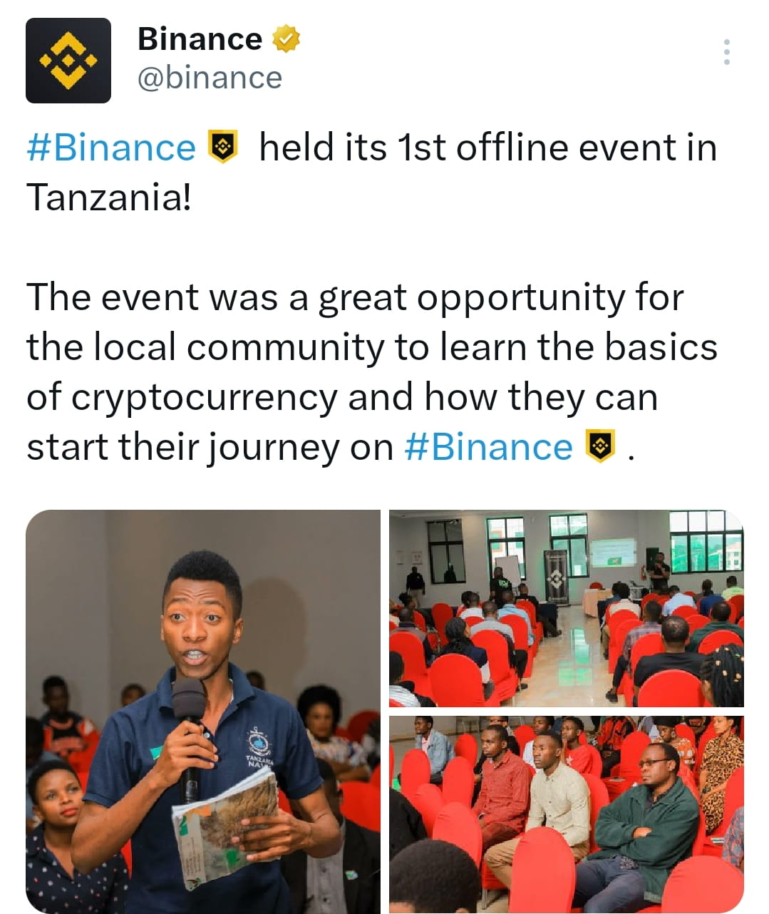 The state of Binance success in Tanzania since September 2021 |  Kasonso-Cryptography on Binance Square