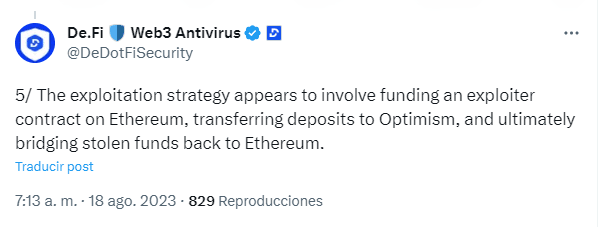 #Criptoprestamista hit exactly for $12M Bridge Exploit The | Ismeidy on ...