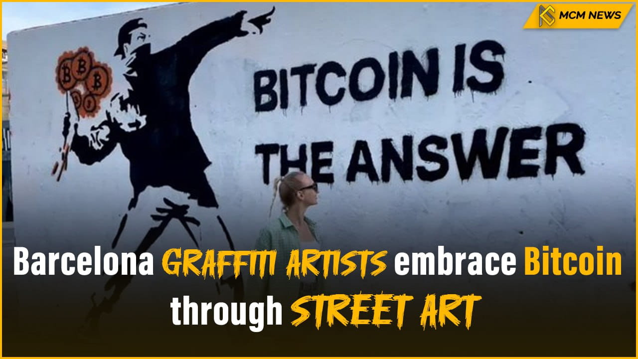 Barcelona Street Artists Use Graffiti to Champion Bitcoin | Myan Crypto on  Binance Square