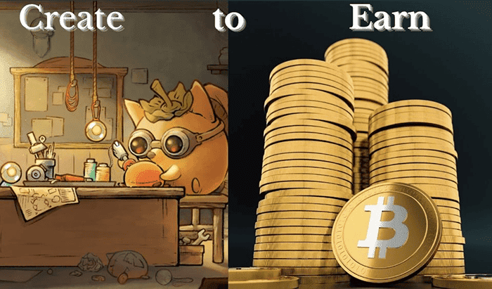 Create-to-earn là cách kiếm tiền cần ít vốn
