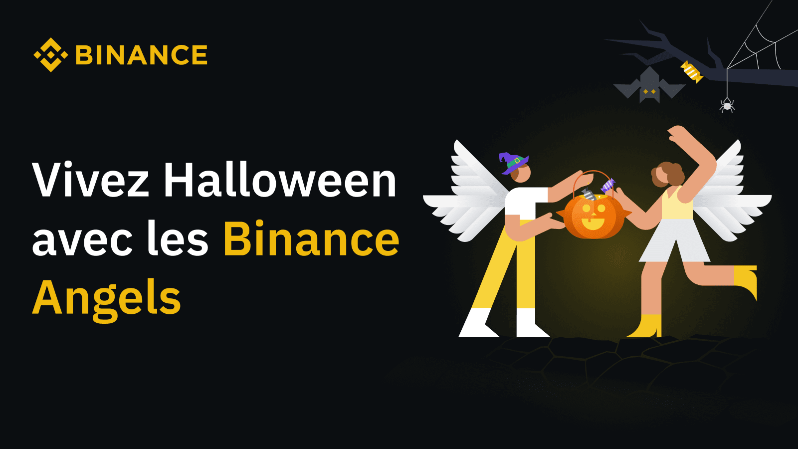 Experience Halloween with the Binance Angels on the theme of  cryptocurrencies, community and celebration | Binance Blog on Binance Square