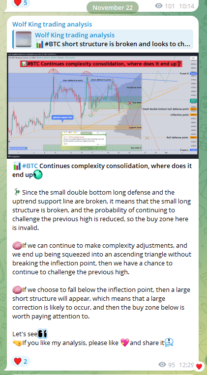 📊#BTC continues complexity adjustment, what should we do | Wolf_king88 ...