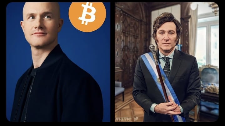 JUST IN - Coinbase CEO to Argentina's new President: 