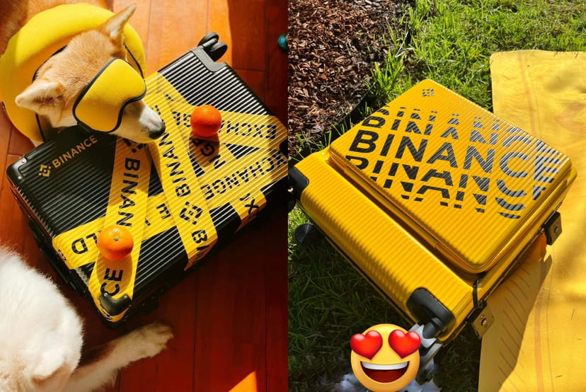 Binance surrounding taste survey Two suitcases, I like the | 币安