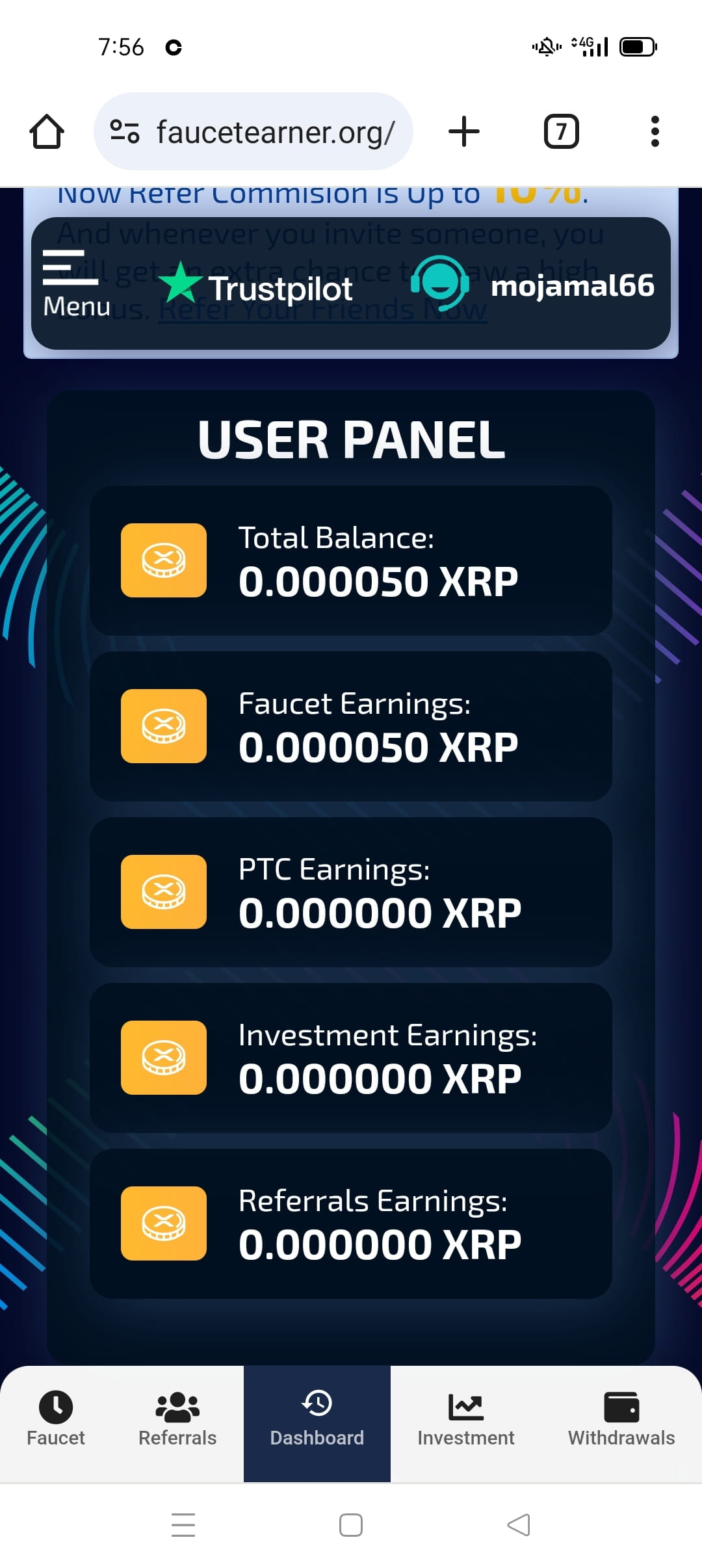 Its 100% XRP mining Website. You can mine upto 10 XRP per | Mojamal Hossain  on Binance Square