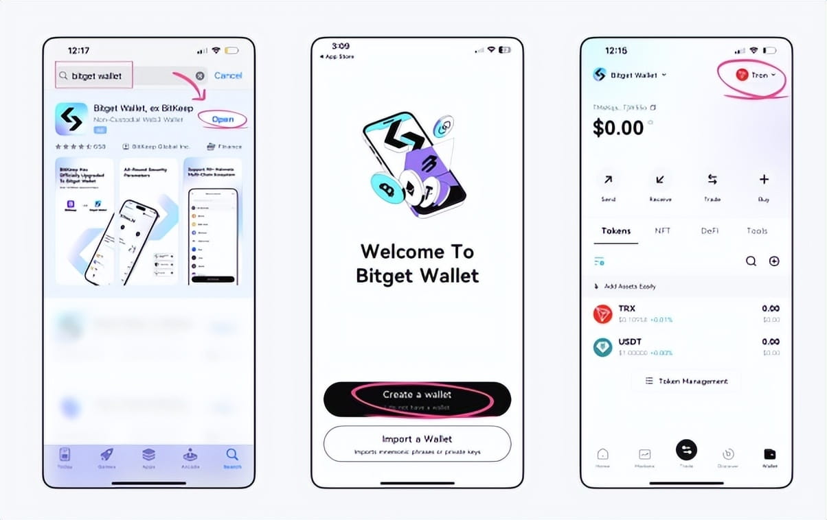 TRON TRON Popular Science: Hot DeFi Projects, Bitget Wallet Guide |  币师10000bnb on Binance Square