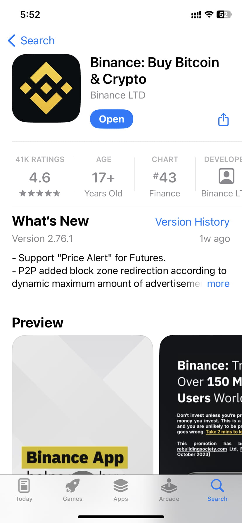 Binance app is available on App Store. For temporary | AmitandCrypto on ...