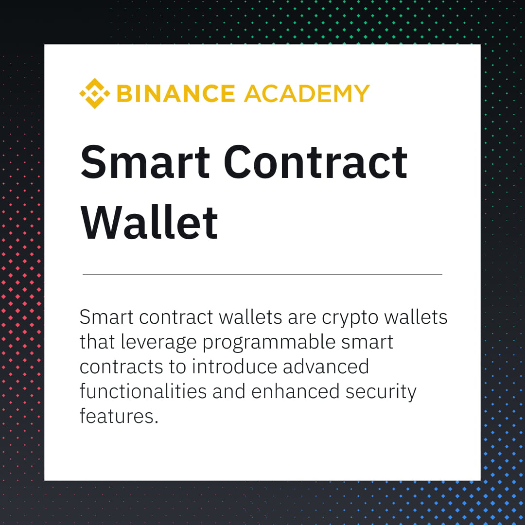Unlike traditional crypto wallets, where transactions follow | Binance  Academy on Binance Square
