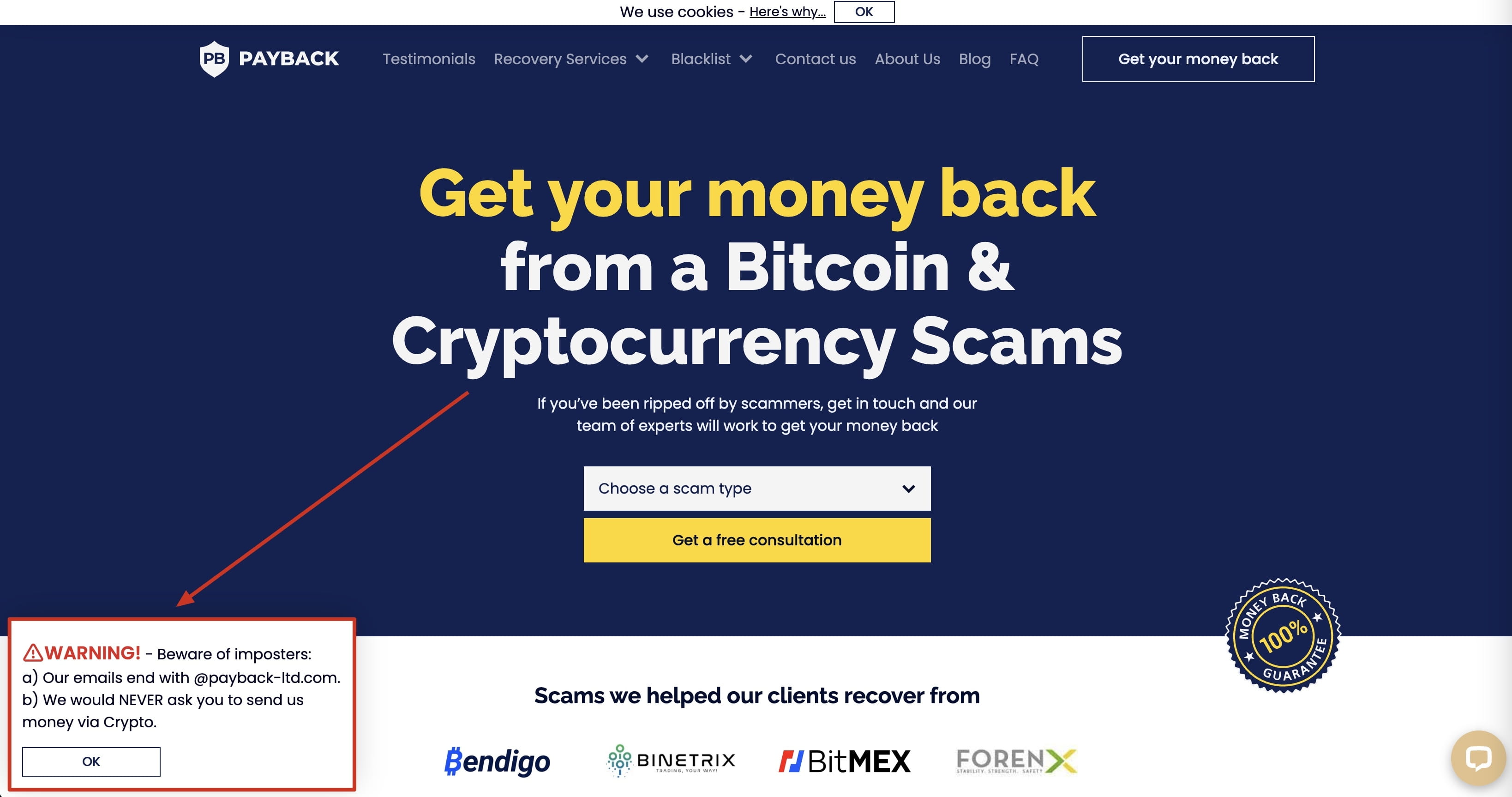 We found that a scammer pretended to be a recovery service | Binance Risk  Sniper on Binance Square