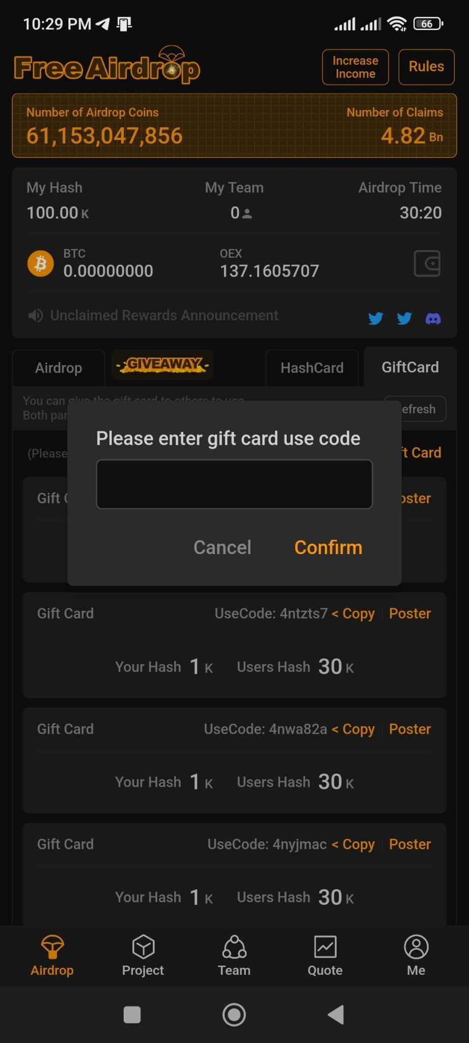🔴THOSE WHO ARE MINING OEX IN SATOSHI USE ANY OF THESE GIFT | Monoara ...