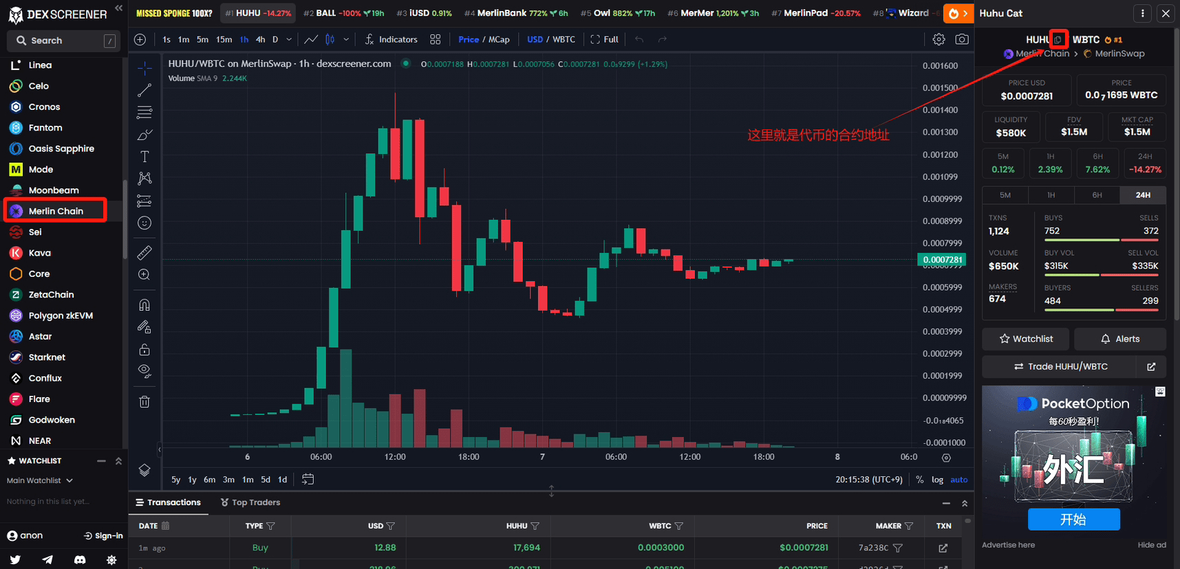 If you participate in the Merlin chain native dog token