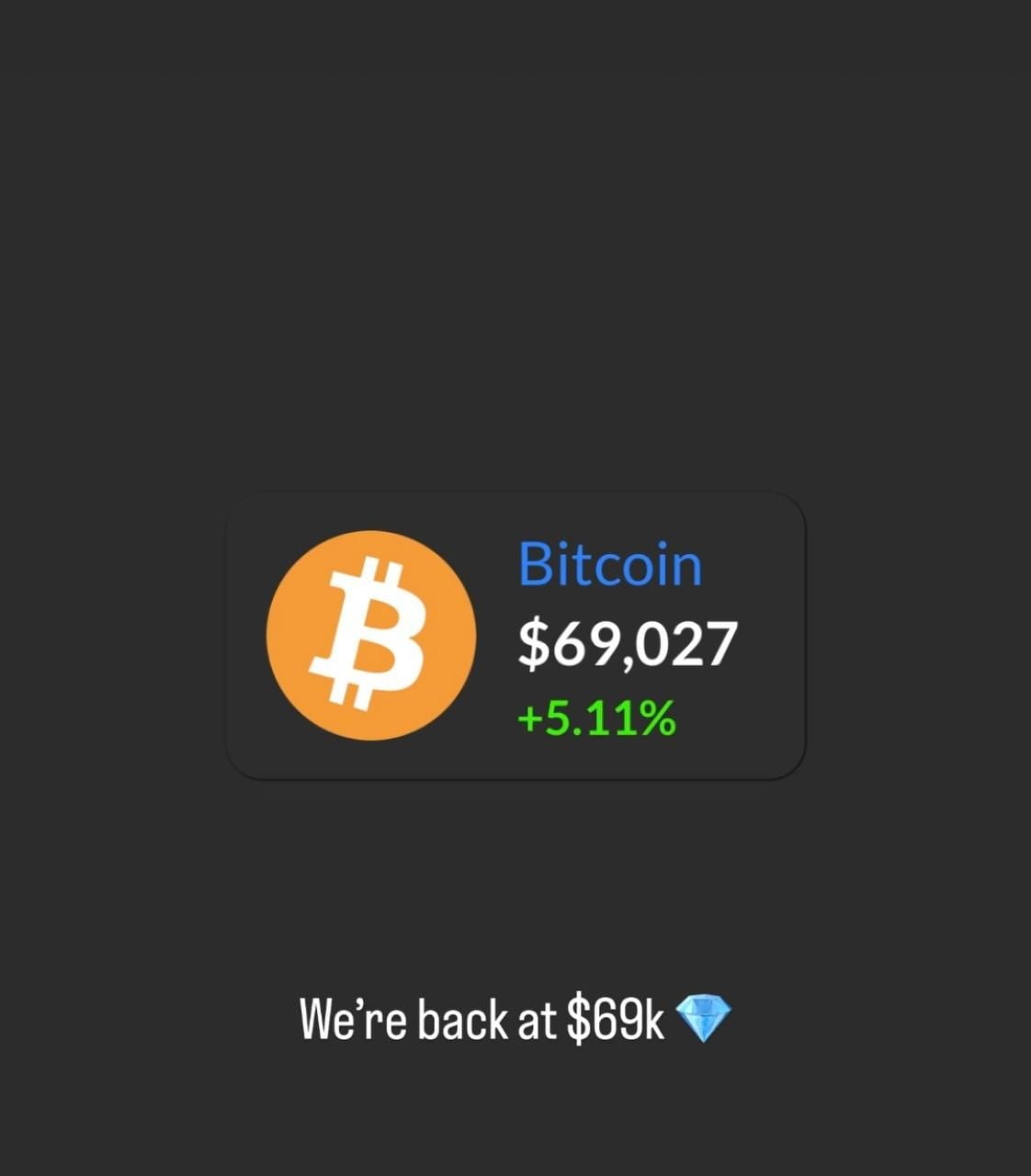 Bitcoin Back To $69k 🔥 $BTC $BNB $SOL | Bitcoin Bull on Binance Square