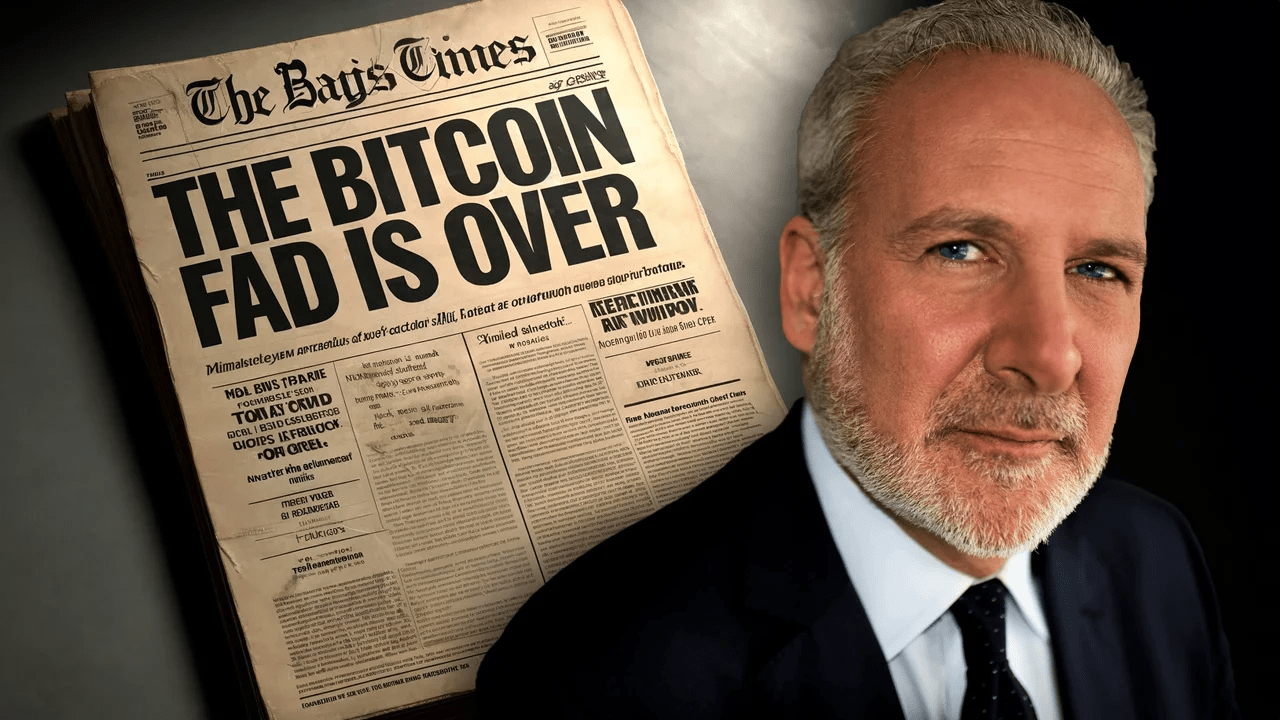 Economist Peter Schiff Declares 'Bitcoin Fad is Over' as Gold Prices