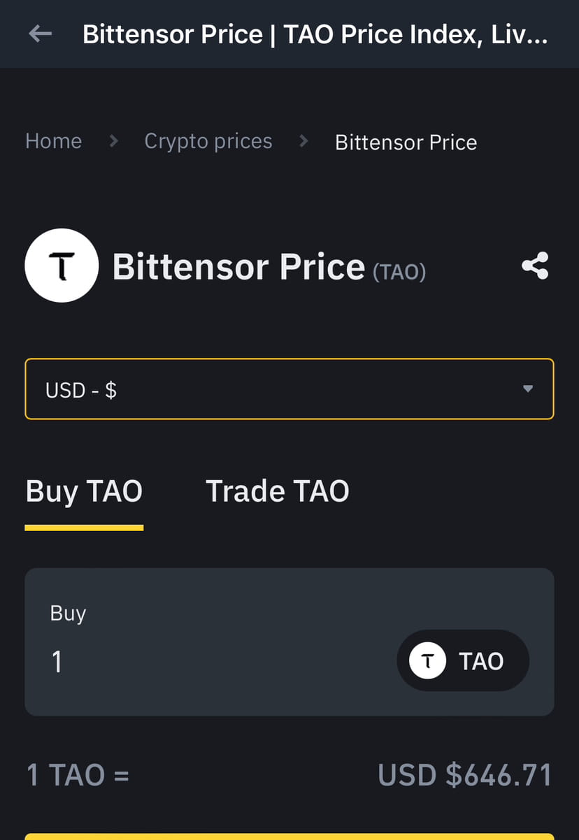 With Binance announcing the listing of $TAO Token… | Dragon Reborn on  Binance Square