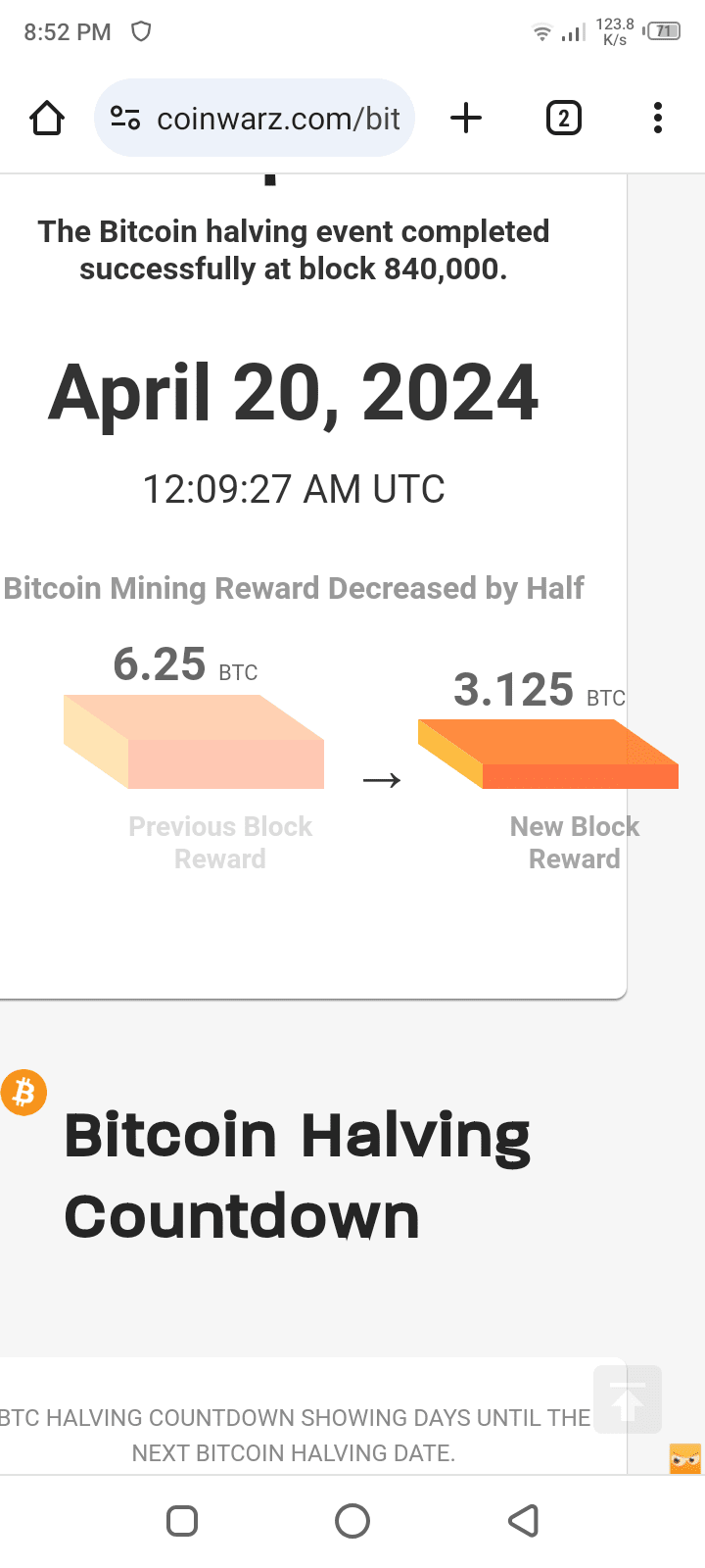 🚨🚨🚨Bitcoin Current Halving 🚨 🚨 🚨 | Crypto_develper on Binance Square