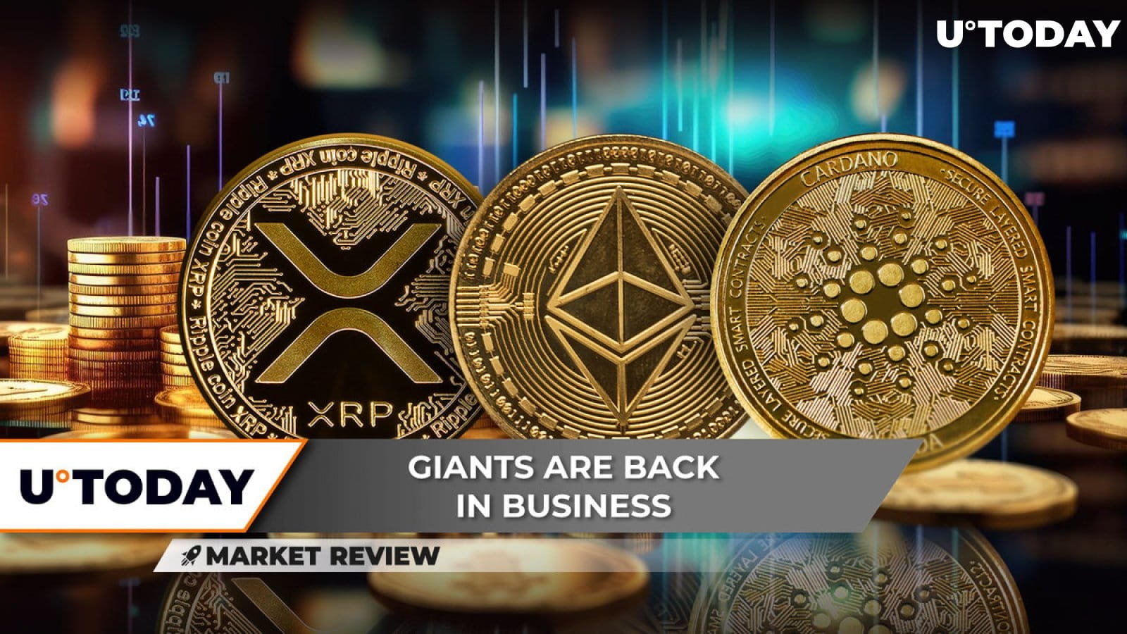 Was ist vom XRP 50 EMA-Durchbruch zu erwarten? Ethereum endlich zurück?  Cardano (ADA) ist nicht zugelassen... | U.today auf Binance Square