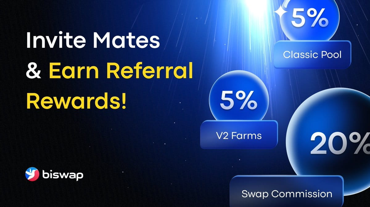 Invite friends & earn rewards via the Multi-type #ReferralPr | Biswap ...