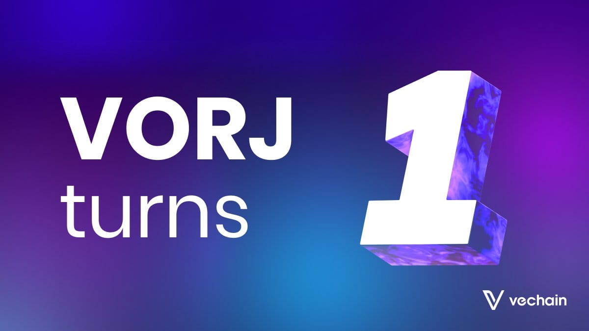 Celebrating one year of VORJ 🚀 Can you believe it's already | vechain ...